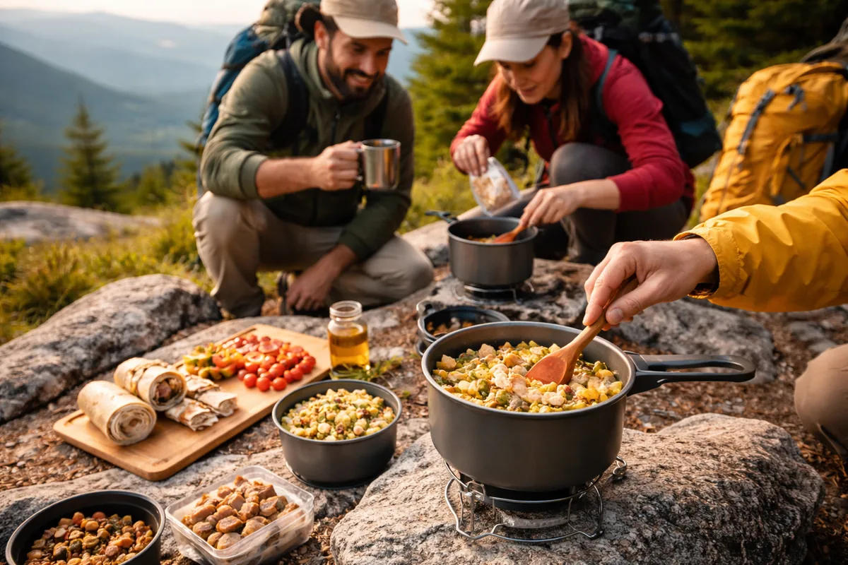 Comment préparer des repas en plein air pour une randonnée efficace