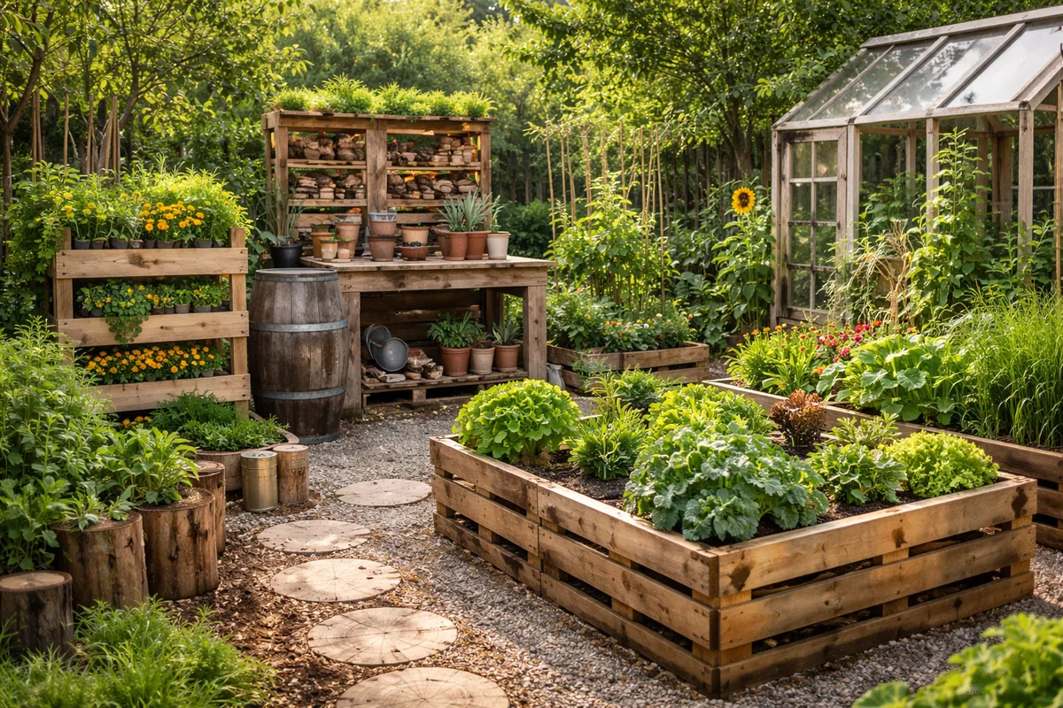 Comment aménager un jardin écologique en utilisant des matériaux recyclés