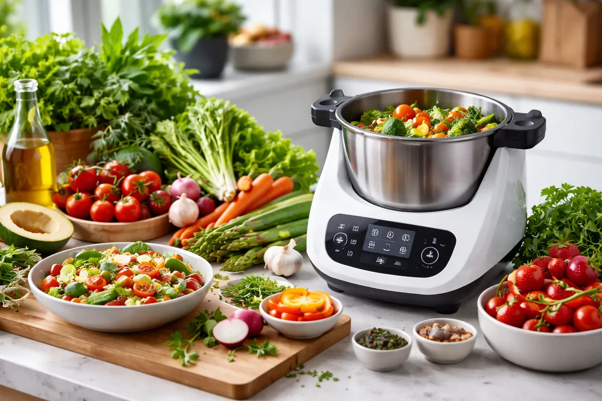 Comment préparer des plats sains avec des ingrédients de saison et un robot de cuisine