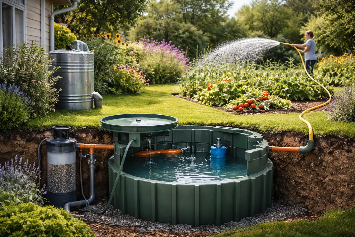 Comment choisir le bon système pour traiter l'eau de pluie dans son jardin