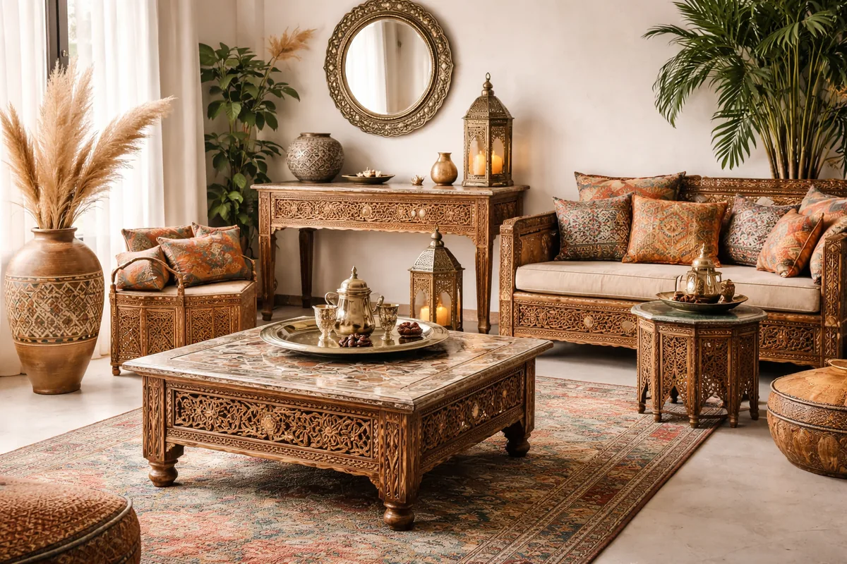 Comment choisir des meubles orientaux en artisanat marocain pour votre décoration intérieure