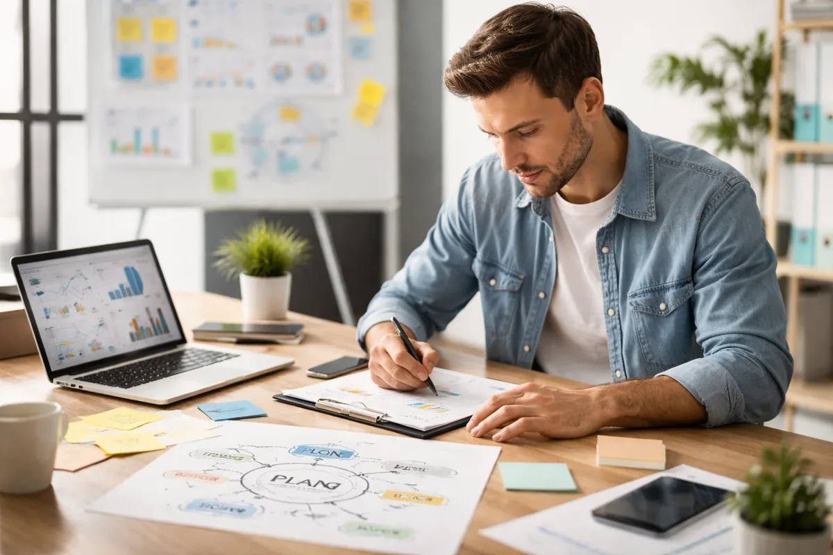 Comment établir un plan d'action pour réussir son projet entrepreneurial